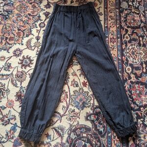 La Petite Alice Dark Navy 100% Linen Pants
